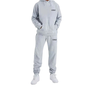 Achetez un survêtement personnalisé de haute qualité en coton 100% unisexe, ensemble de survêtement vierge pour homme, bon prix - Product Image 1