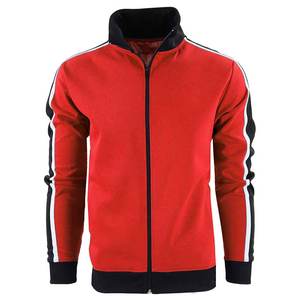 OEM servicio personalizado agradable a la piel a prueba de viento poliéster Spandex cremallera frontal cuello alto chaqueta transpirable para hombres chaquetas - Product Image 1