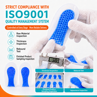 Coussinets de talon en silicone PU pour augmenter la hauteur, inserts orthopédiques en gel pour le soin des pieds, coussinets de talon en gel