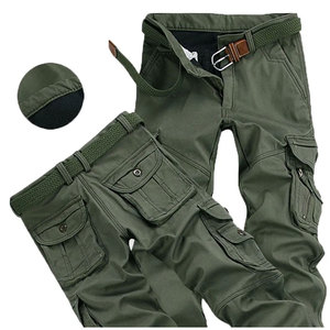 Pantalon cargo pour homme de haute qualité, tissu respirant, couleur unie, taille mi-haute - Vente en gros, pantalon cargo personnalisable tendance - Product Image 3