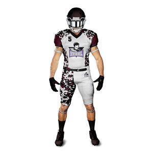 Uniformes de football américain personnalisés Forfait de football américain Jeunes Dernier maillot et short de football américain - Product Image 5