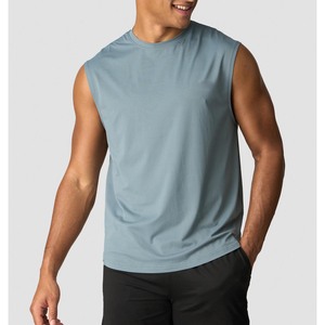 เสื้อแขนกุดผู้ชายแบบลำลองใส่สบายเนื้อผ้าคุณภาพสูงสำหรับฤดูร้อน - Product Image 1