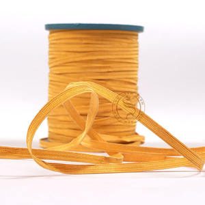 Dentelle à double rayure en polyester de couleur dorée | Tresse de dentelle de fil de lingot de haute qualité pour uniformes de cérémonie - Product Image 2