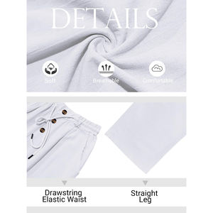 Pantalon d'été pour hommes, style outillage extérieur, mode américaine, pantalon tricoté pour hommes, grande poche, taille moyenne, décontracté, coton solide. - Product Image 6