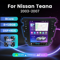 MEKEDE-Reproductor de audio TS para coche, Radio con Android, wifi, 4G, DVR, DSP, TMPS, para Nissan Teana 2003-2007