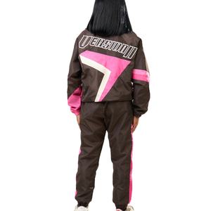 Conjunto Deportivo Informal Unisex de Dos Piezas con Cierre, Pantalones Deportivos y Sudadera con Capucha, 100% Nailon, Secado Rápido, Ligero - Product Image 3