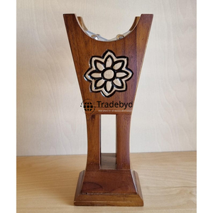 Tradebyd Rustic Wooden Bakhoor Burner Diffuseur d'encens arabe pour parfum de maison traditionnel - Product Image 2