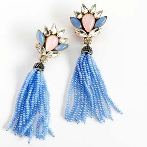 Pendientes de Cuentas, Pendientes de Cuentas de Semillas, Pendientes Hechos a Mano, Pendientes Personalizados con Múltiples Cuentas, Joyería Festiva para Mujer al Mejor Precio, Pendientes de Cuentas - Product Image 5