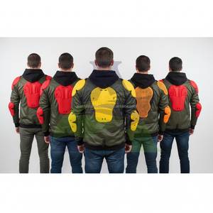 Sweat-shirts de moto en aramide renforcé, sweat-shirt de moto blindé, protection, cinq options multiples, homologué CE, niveau 2, protections - Product Image 2