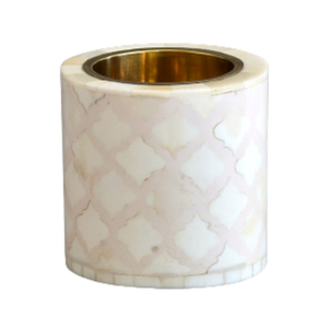 Top Choice Smooth Surface Handmade <b>Bone</b> Inlay Bakhoor Burner with Round Lid and Strong Handle for Daily Room and Gift Purpose - Product Image 1