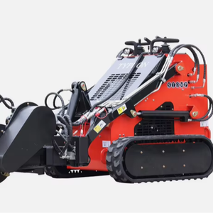 1800lbs 23HP 92KW EPA for Engine Mini SkidSteer <b>Wheel</b> Loader Backhoe Loader with Multiple Attachments - Product Image 1