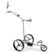 Carrito de golf eléctrico negro plegable de 2 ruedas para exportación - Product Image 4