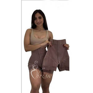 Fajas Colombianas Reductoras de Abdomen Bragas Moldeadoras con Encaje Levanta Glúteos Entrenador de Cintura Alta Corsé Moldeador de Cuerpo - Product Image 2