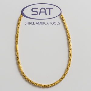 SAT High Performence High-quality Stainless Steel <b>Cutting</b> <b>Dies</b> Molds Gold Plated Heart Link Chain Necklace Making <b>Machine</b> - Product Image 5