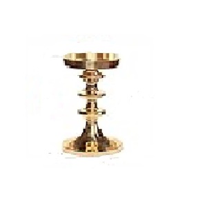 Elegant <b>Tall</b> Metal <b>Candle</b> <b>Holder</b> with Handmade Detailing for Home Interior Decor and Stylish Tabletop Wedding Centerpieces - Product Image 1