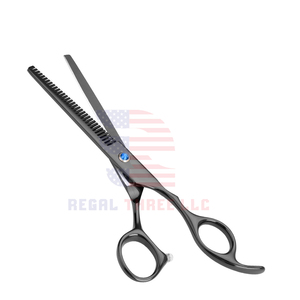 7-mảnh thép không gỉ Dog grooming kéo Kit xách tay Pet tóc Cắt kéo bao gồm cong thẳng lưỡi mỏng - Product Image 3