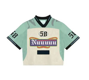 Maillots de football personnalisés de qualité supérieure Hasham Manufacturer, vêtements de sport en maille respirante et absorbant la transpiration pour hommes et femmes, uniformes d'équipe OEM - Product Image 3