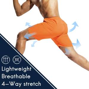 2025 cintura elástica personalizada de alta calidad Streetwear pantalones cortos Hombre Casual cordón ligero comodidad pantalones cortos de secado rápido para hombres - Product Image 5