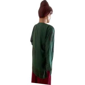 Gasa de alta calidad, tela 100% de algodón, precio al por mayor, ropa Lisa personalizada, estilo de artículo antitécnico - Product Image 4