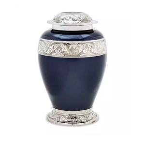 Urna de cremación de aluminio para cenizas funerarias, urna recubierta de esmalte, calidad prémium, superventas - Product Image 2