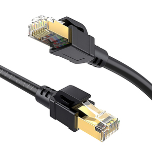 Cable Ethernet UTP Cat7 RJ45 de 1m, Negro, para Vention, Cobre Puro con Revestimiento de PVC, para Uso en Computadoras - Product Image 1