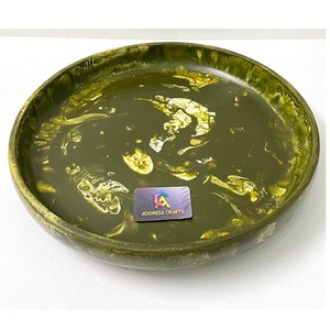 Creativo resina collar pulsera reloj joyería exhibición bandejas nuevo diseño octángulo resina joyería organizador vanidad bandejas - Product Image 4