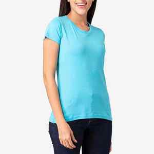 Camisetas transpirables de bajo precio para mujeres, camisetas de manga corta para adultos disponibles en stock - Product Image 6