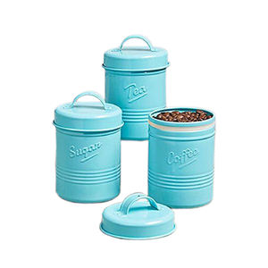 Conteneur de rangement en acier galvanisé fait main pour cuisine, vente en gros, couleur/logo personnalisés, emballage carton, Inde - Product Image 2