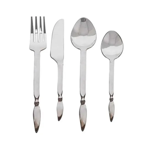 Ensemble de couverts en métal argenterie faite à la main Creative Silver Designer meilleure qualité 304 ensemble de couverts de luxe de Noël en acier inoxydable - Product Image 6