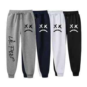 Pantalones informales de jogging alto para hombre, nuevos pantalones de chándal de entrenamiento deportivo suave para correr, pantalones largos Lil Peep Cry Baby Print - Product Image 1