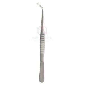Pinzas Curvas Atraumáticas Debakey de 16 cm, Instrumento Quirúrgico de Acero Inoxidable para Manipulación de Tejidos, Certificado CE, Herramienta Quirúrgica Manual - Product Image 1