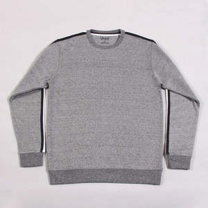 Sweat-shirt d'hiver à col rond pour homme KOEN, 100% coton, anti-rétrécissement, motif uni brodé, longueur longue, taille XL, couleur anthracite - Product Image 1