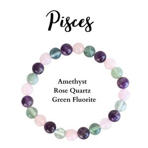 Wholesale Beautiful Combination 8mm Pisces Chakra Bracelets Sacral Solarplexurs HeartThroat <b>Crystals</b> <b>Feng</b> <b>Shui</b> Premium Grade - Product Image 1