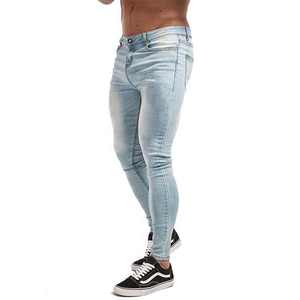 New Arrivals Men Stretch Skinny Jeans Fashion Casual Slim Fit Denim Trousers Male <b>Pants</b> Male Brand - Product Image 2