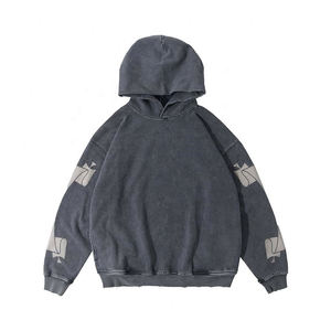 Sudaderas con Capucha para Hombre, Nueva Moda de Invierno, Lavado Ácido, 100% Algodón, Duraderas, Ecológicas, Manga Larga, Alta Calidad, Gran Venta, Tendencia - Product Image 1