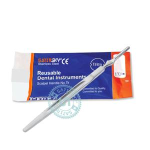 Mango de bisturí de agarre redondo #3, acero inoxidable fabricado a partir de AISI 420 - Product Image 4