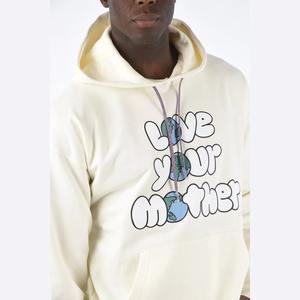 Sweat à capuche imprimé en molleton lourd bio 100% coton écologique 500 grammes pour l'hiver Homme - Product Image 2
