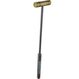 Martillo de latón con mango de acero herramientas de joyería - Product Image 4