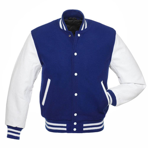 Chaquetas de béisbol bordadas con logotipo personalizado para hombre Chaqueta de béisbol universitaria de moda para hombre - Product Image 5