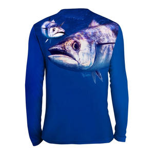 Camiseta de Pesca Personalizada de Alta Calidad, Transpirable, con Protección UV, Secado Rápido, Ligera, UPF 50+, Anti-UV, Deportiva para Pescadores - Product Image 4