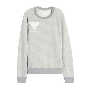 เสื้อสเวตเตอร์แนวสตรีทสำหรับผู้ชายเสื้อสเวตเตอร์ลำลองสำหรับ100% ผ้าคอตตอนสีพื้น - Product Image 1