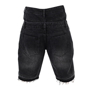 Short décontracté Offre Spéciale pour homme Tissu à rayures bleues Double taille Conçu sur mesure par l'usine Vêtements pour homme Motif solide - Product Image 6