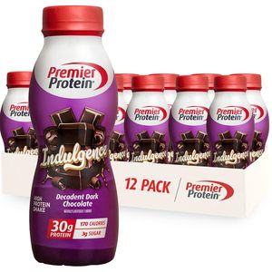 Batido de Proteína Premier INDULGENCE, Chocolate Negro Decadente, 30 g de Proteína, 170 Calorías, 3 g de Azúcar, 11.5 fl oz, Paquete de 12 - Product Image 4