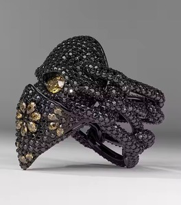 Anillos de diamantes de moissanita de joyería fina para hombre de 925 de plata real con diseño personalizado de hip hop helado para hombre - Product Image 2