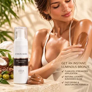 ETRUNALISA OEM ODM Removedor de Bronceado <span class=keywords><strong>Autobronceador</strong></span> en Bronceado Bronceado Bronceador Artificial para Eliminar Rayas <span class=keywords><strong>y</strong></span> Acumulaciones con Aroma a Coco Aplicación Fresca - Product Image 4
