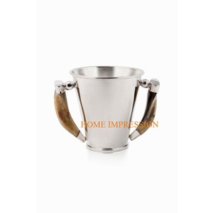 Seau à bouteille de vin en métal poli miroir brillant en acier inoxydable Seau à vin décoratif de table de luxe haut de gamme - Product Image 3