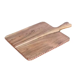 Planche à fromage en bois avec planches au design attrayant et planche à découper en bois de service Arrivée de cadeaux de qualité supérieure pour la cuisine moderne - Product Image 5