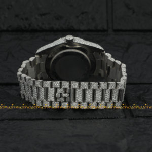 Thép Không Gỉ Moissanite Xem Vòng Quay Số Bán Buôn Giá New Arrival Bộ Sưu Tập Xu Hướng Hot Bán Tùy Chỉnh Đồng Hồ Cho Nam Giới - Product Image 3