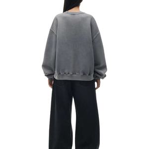 <b>Women's</b> Winter <b>Sweatshirt</b> with Printed Design New Loose Fit <b>Long</b> Sleeve Pullover Hoodies Woven Fabric Front Logo - Product Image 2