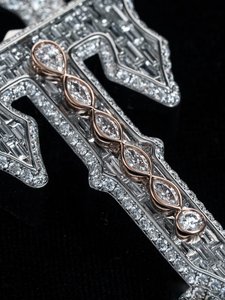 Infinity And Cross Design Hip Hop Chian Necklace <b>Iced</b> <b>Out</b> 925 Sterling Silver Rhodium Plated Moissanite Diamond Statement <b>Chain</b> - Product Image 5
